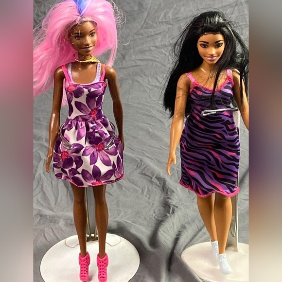 10 for$65 Barbies Mattel Barbie Fashion Doll /Colorful Outfits In Good Condition - Picture 4 of 10